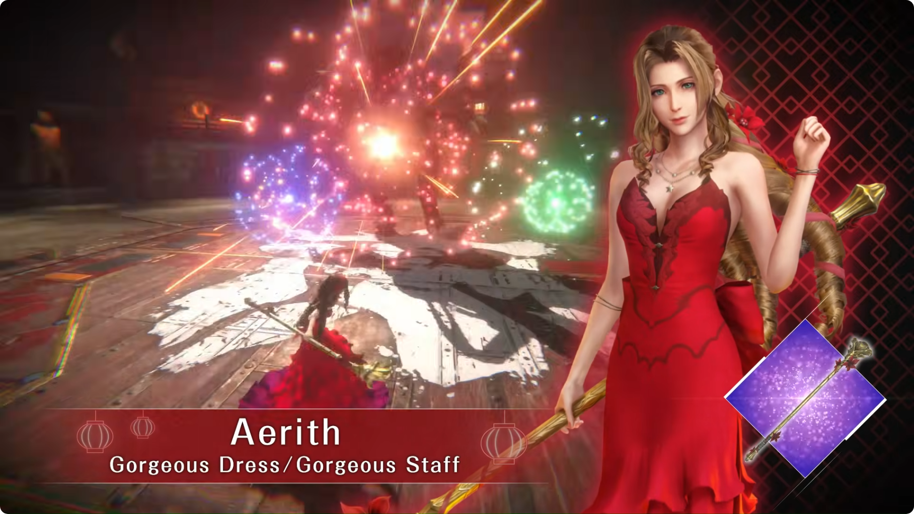 aerith red dress Aerith in her beautiful red dress